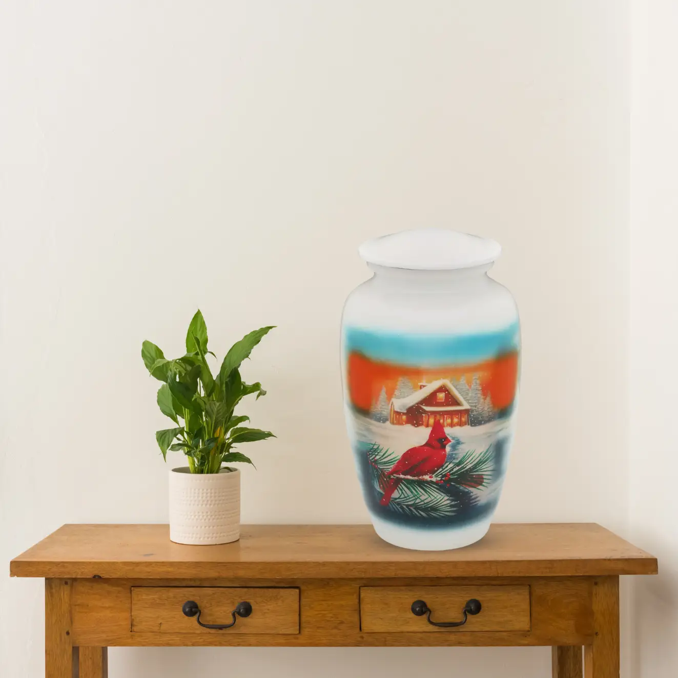 Artist Pet Urn - Cardinal - Image 3