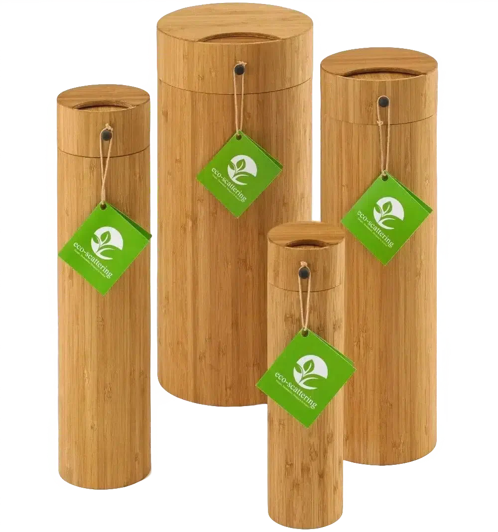 Bamboo Pet Urn | Eco Scattering Urn - Image 5