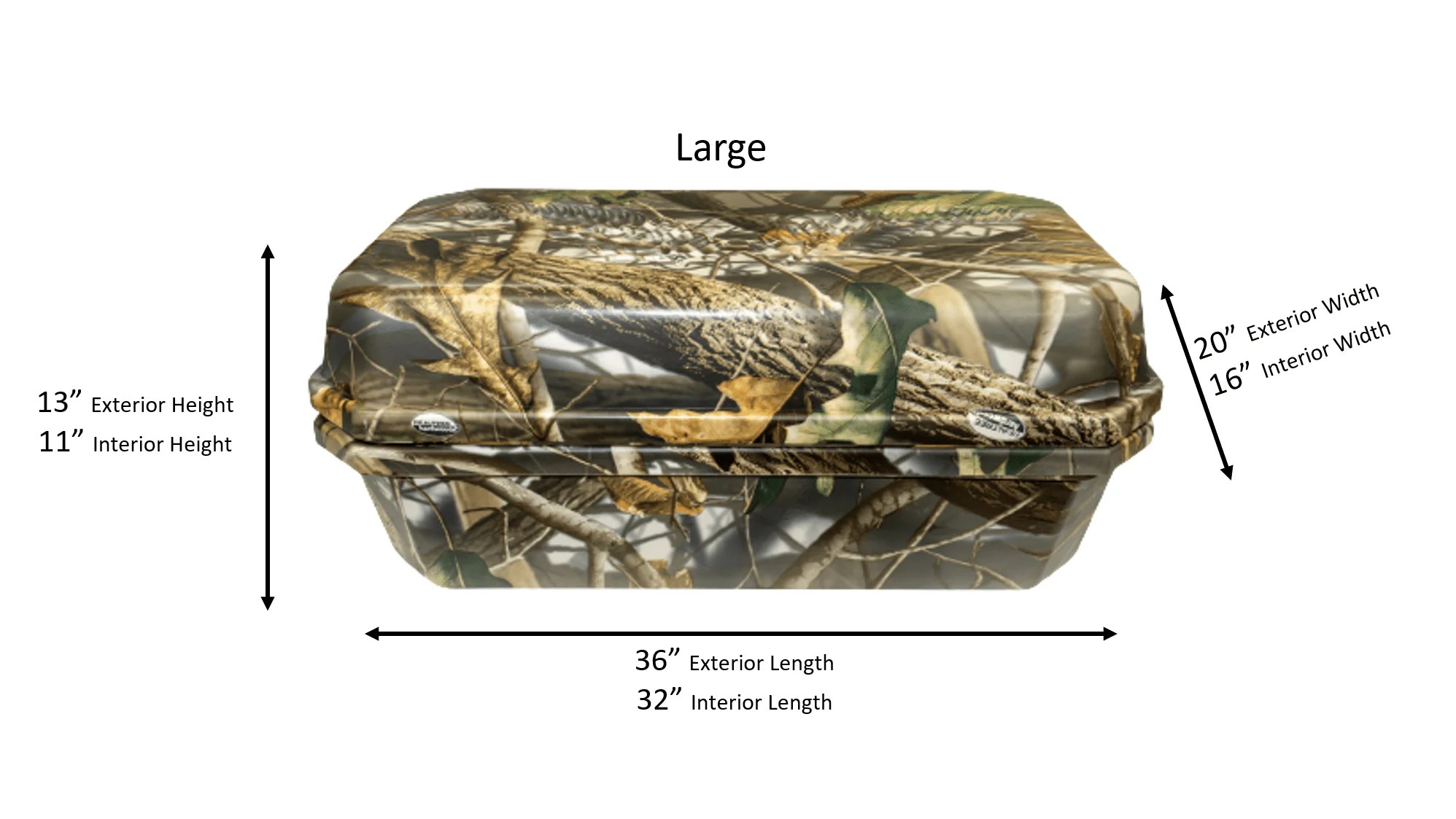 Camouflage Pet Casket | Camouflage With Cream - Image 3