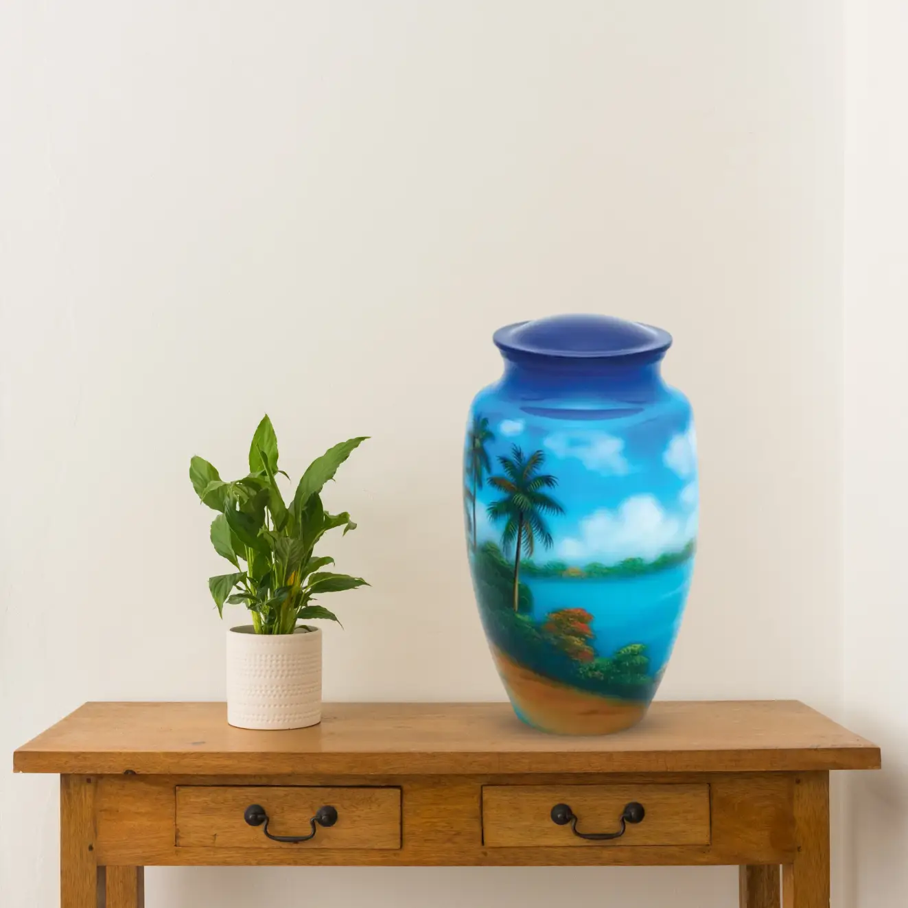 Hand Painted Pet Urns - Paradise - Image 3