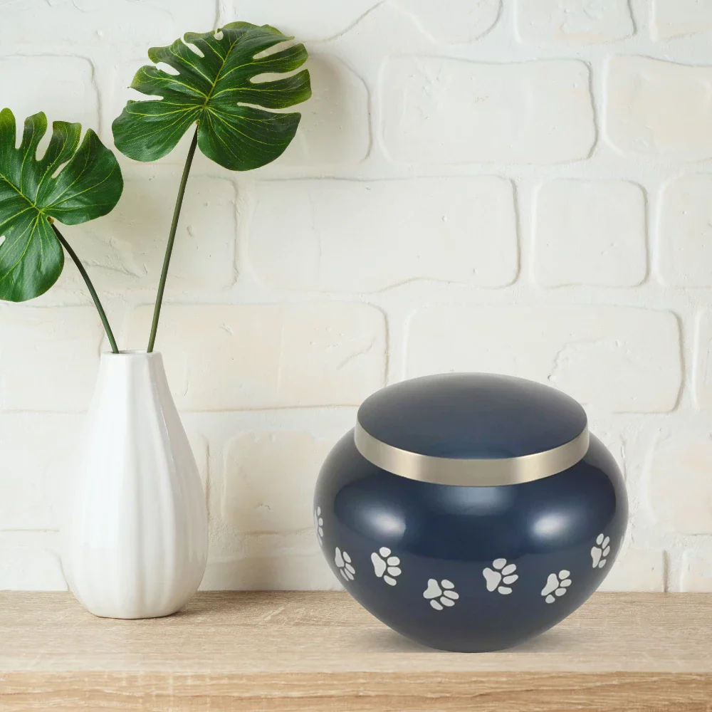 Odyssey® Paw Moonlight Blue Pet Urn - Image 6