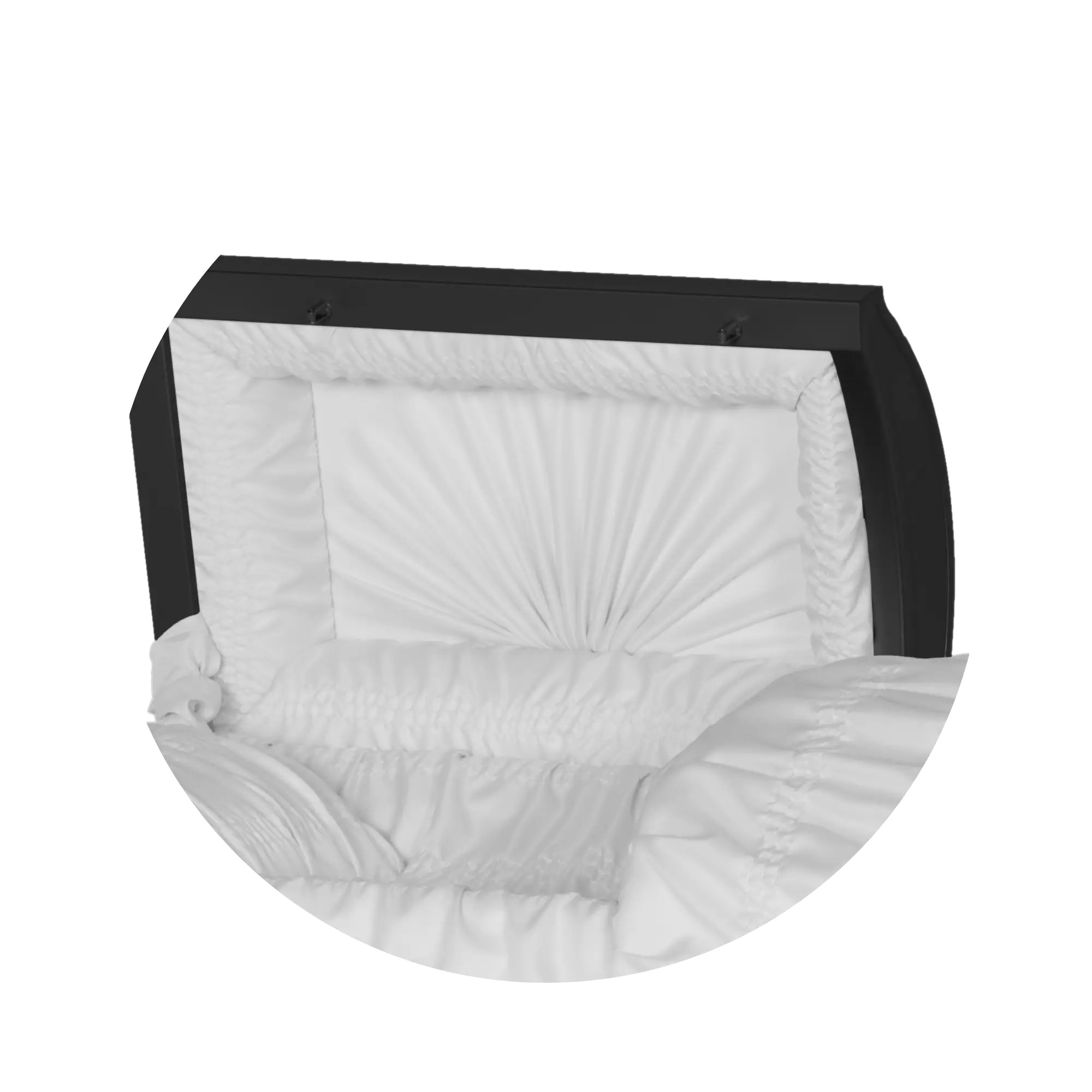 Steel Pet Casket (Made in USA) | Black & Gold - Image 5