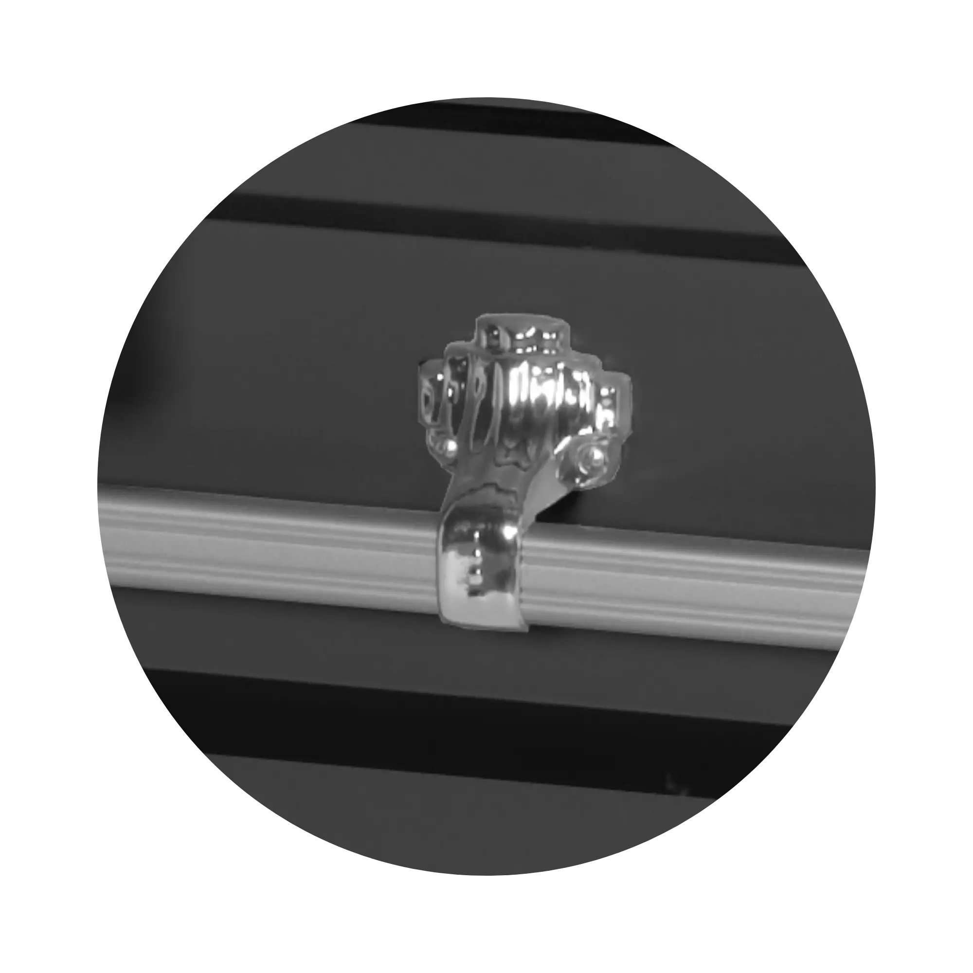 Steel Pet Casket (Made in USA) | Black & Silver - Image 4
