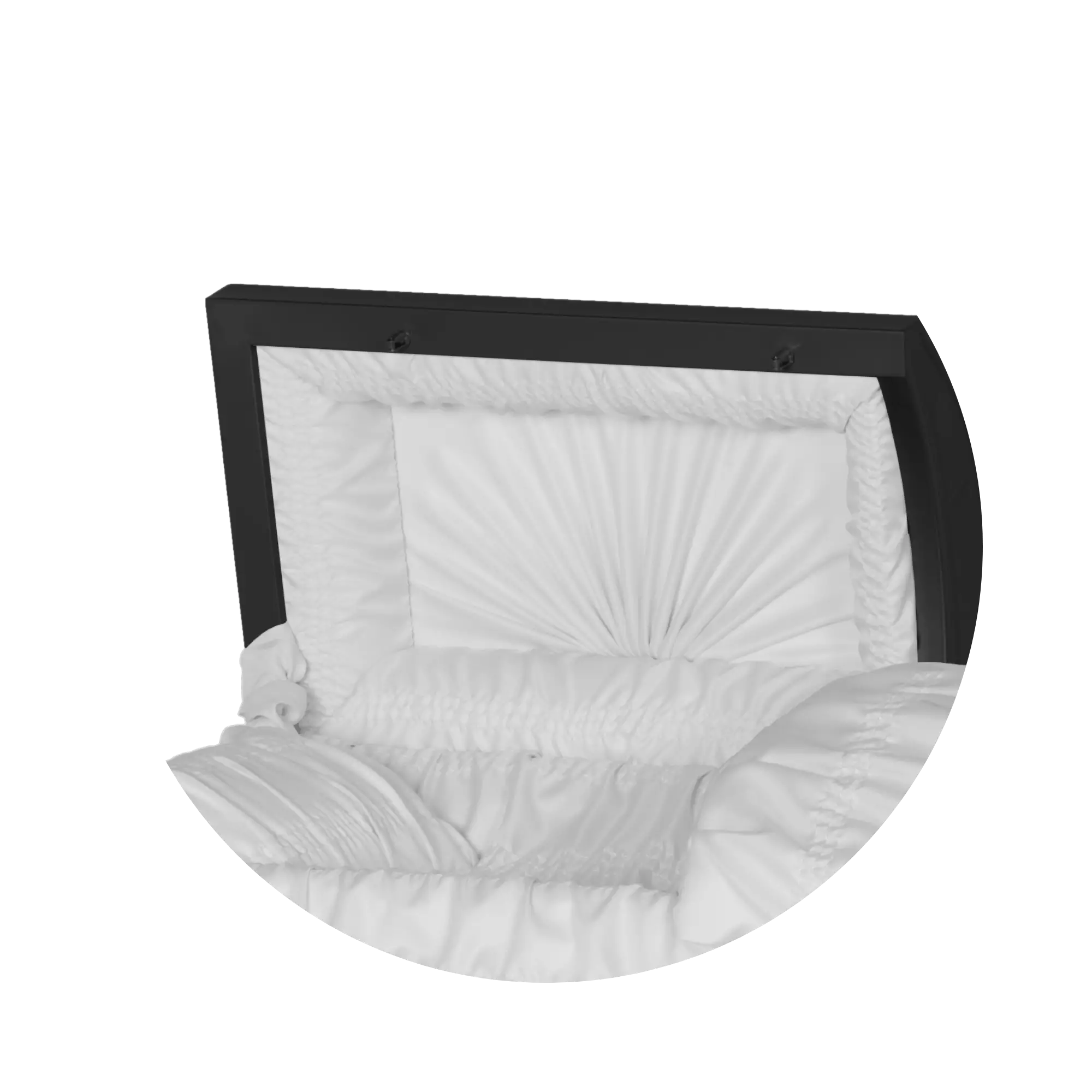 Steel Pet Casket (Made in USA) | Black & Silver - Image 5
