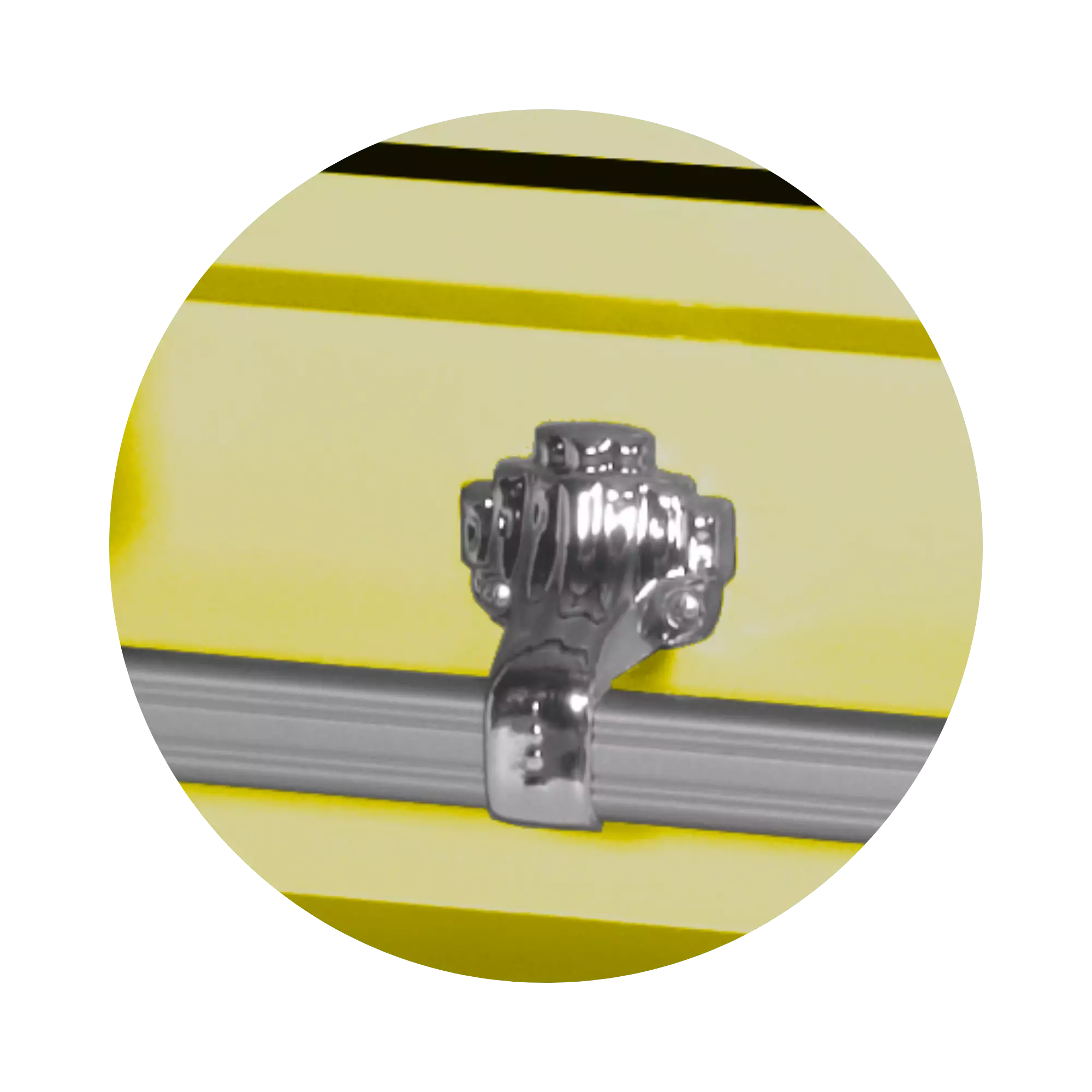 Steel Pet Casket (Made in USA) | Bright Yellow - Image 4