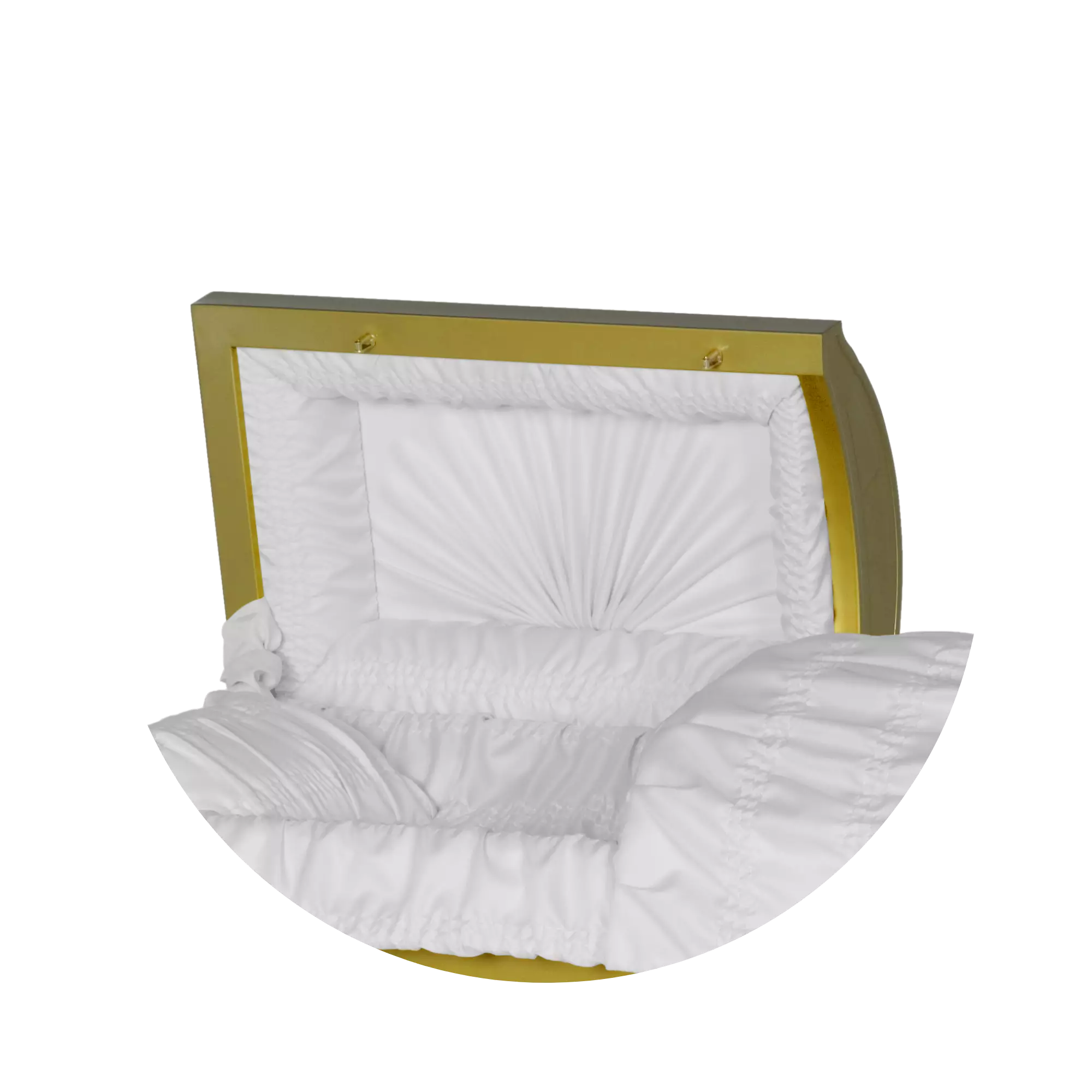 Steel Pet Casket (Made in USA) | Gold - Image 5