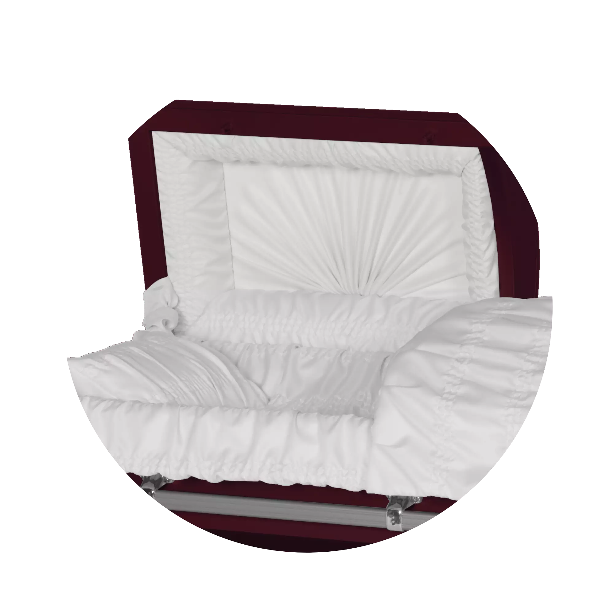 Steel Pet Casket (Made in USA) | Maroon - Image 5