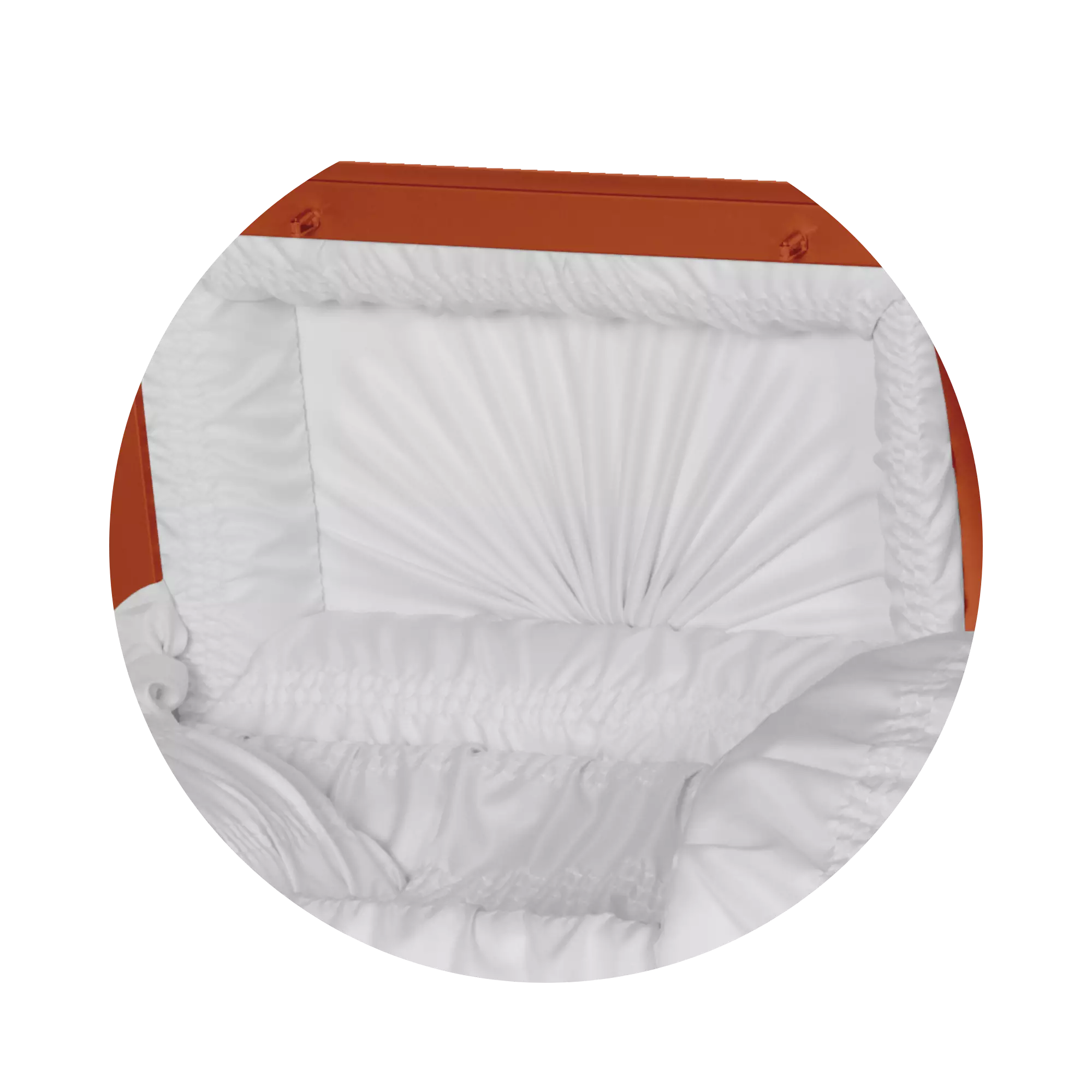 Steel Pet Casket (Made in USA) | Orange - Image 5