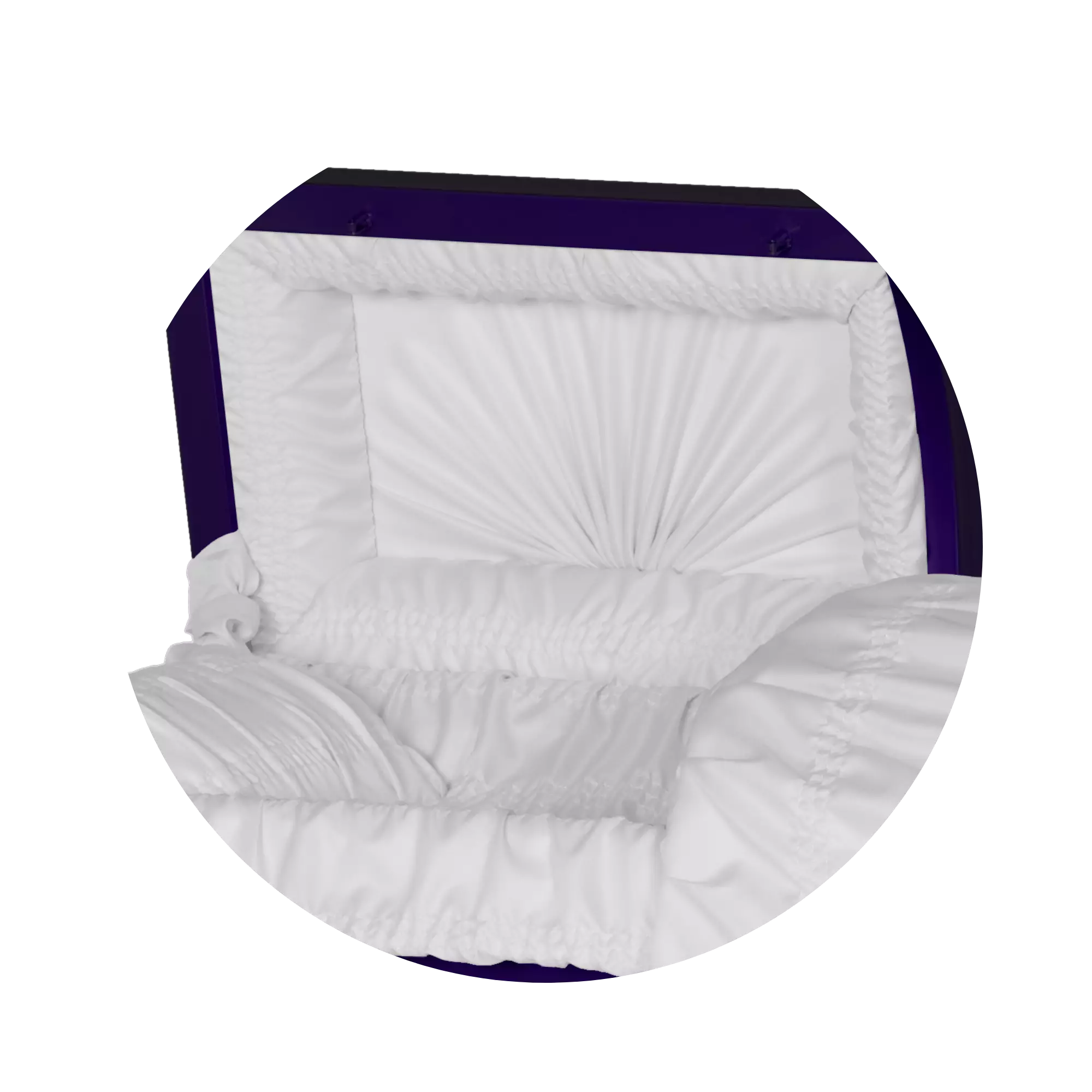 Steel Pet Casket (Made in USA) | Purple - Image 2