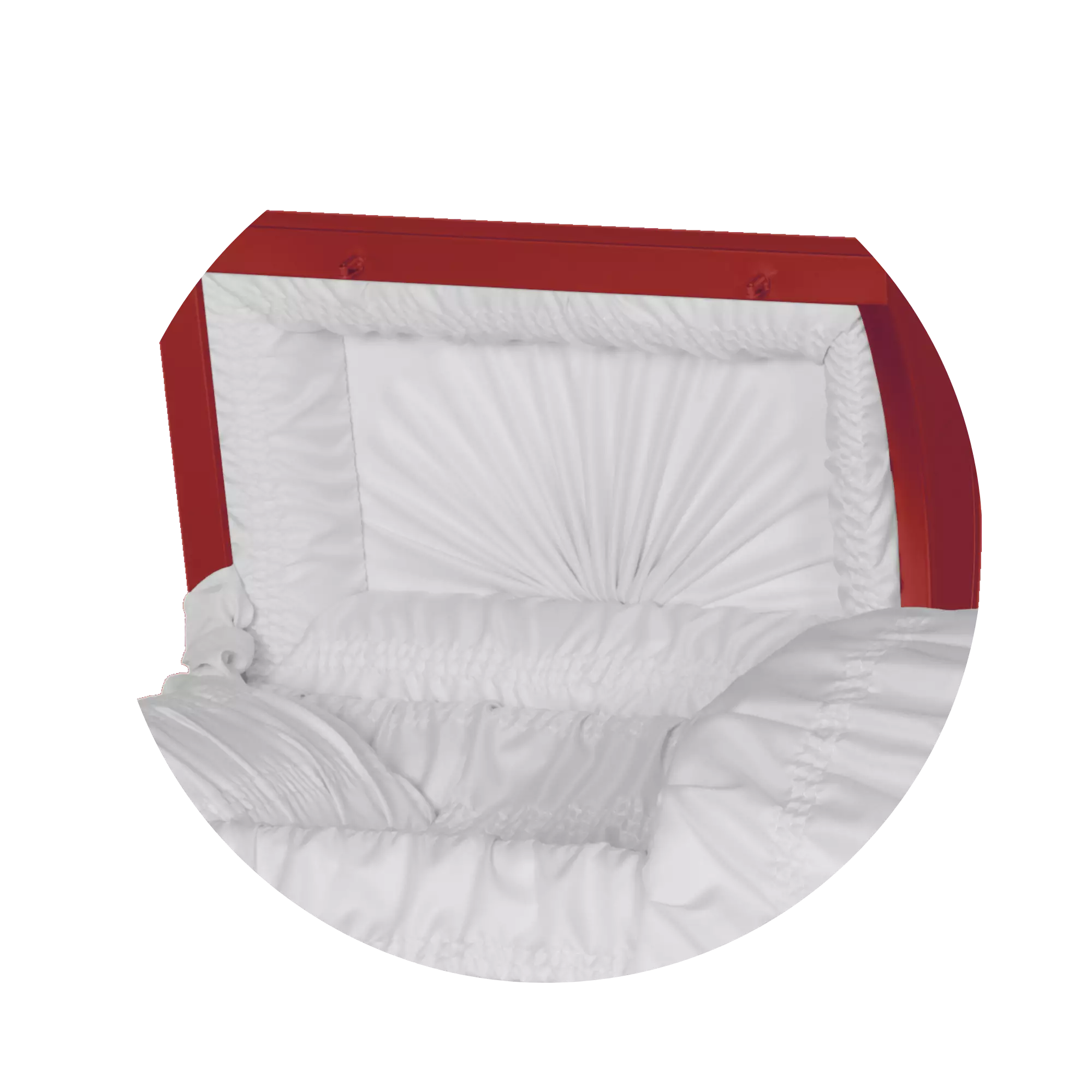 Steel Pet Casket (Made in USA) | Red - Image 5