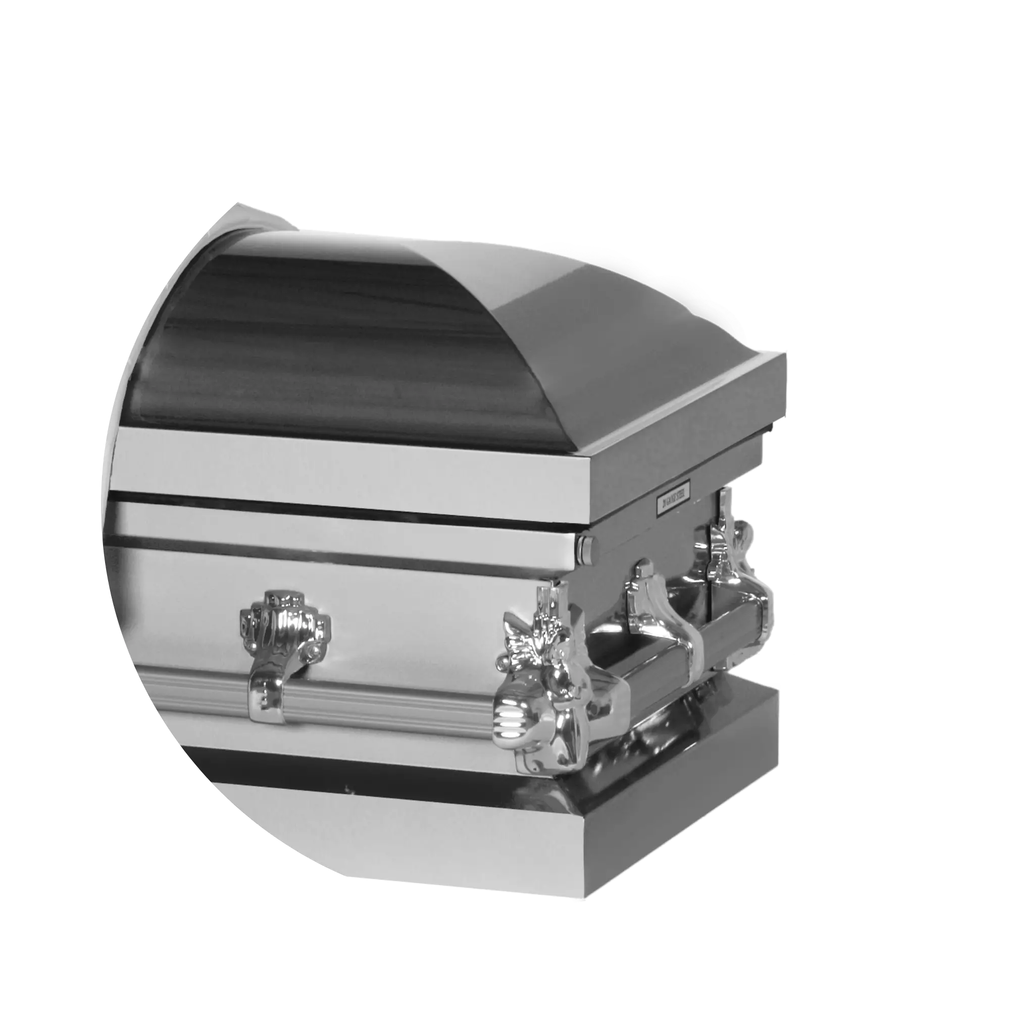 Steel Pet Casket (Made in USA) | Silver - Image 2