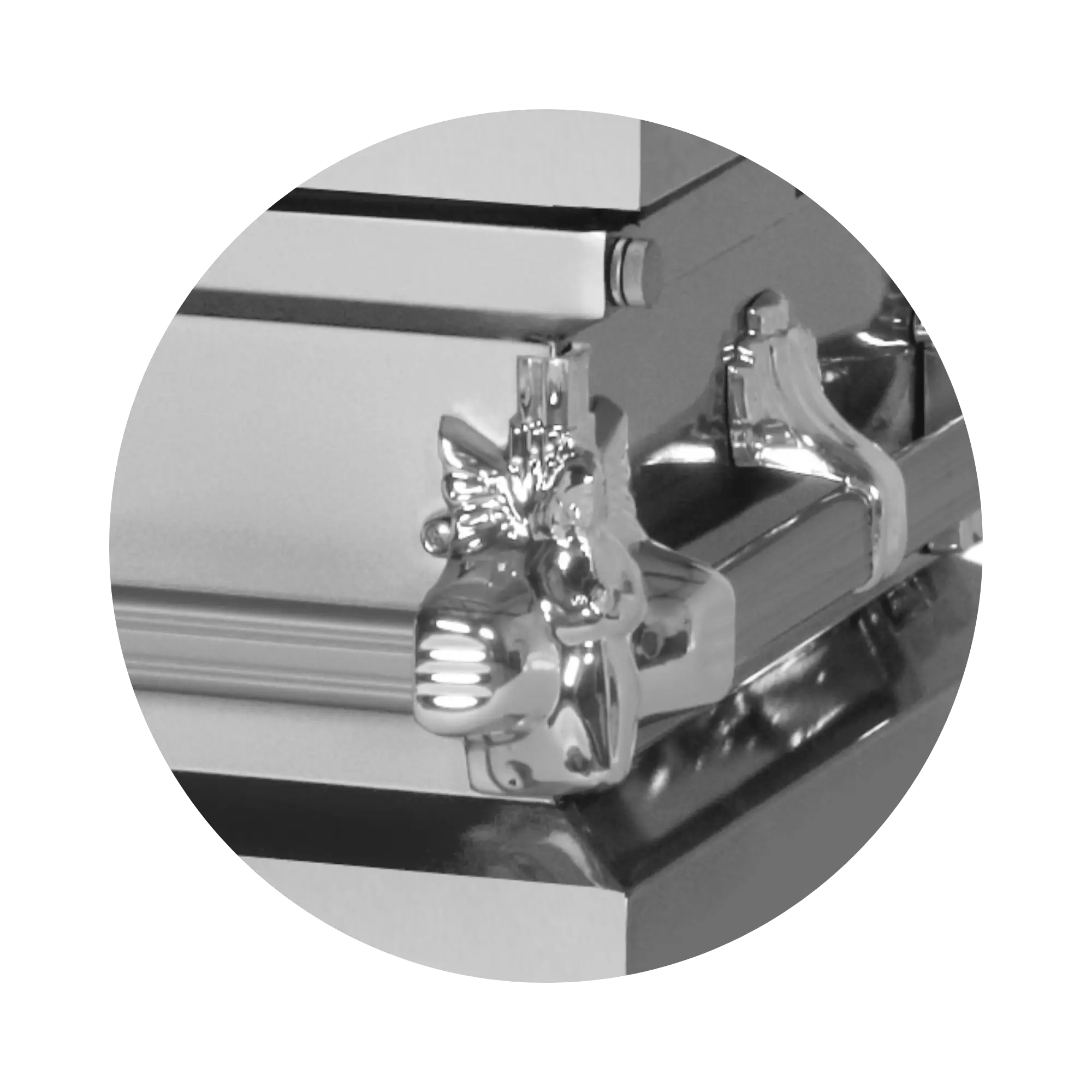 Steel Pet Casket (Made in USA) | Silver - Image 3