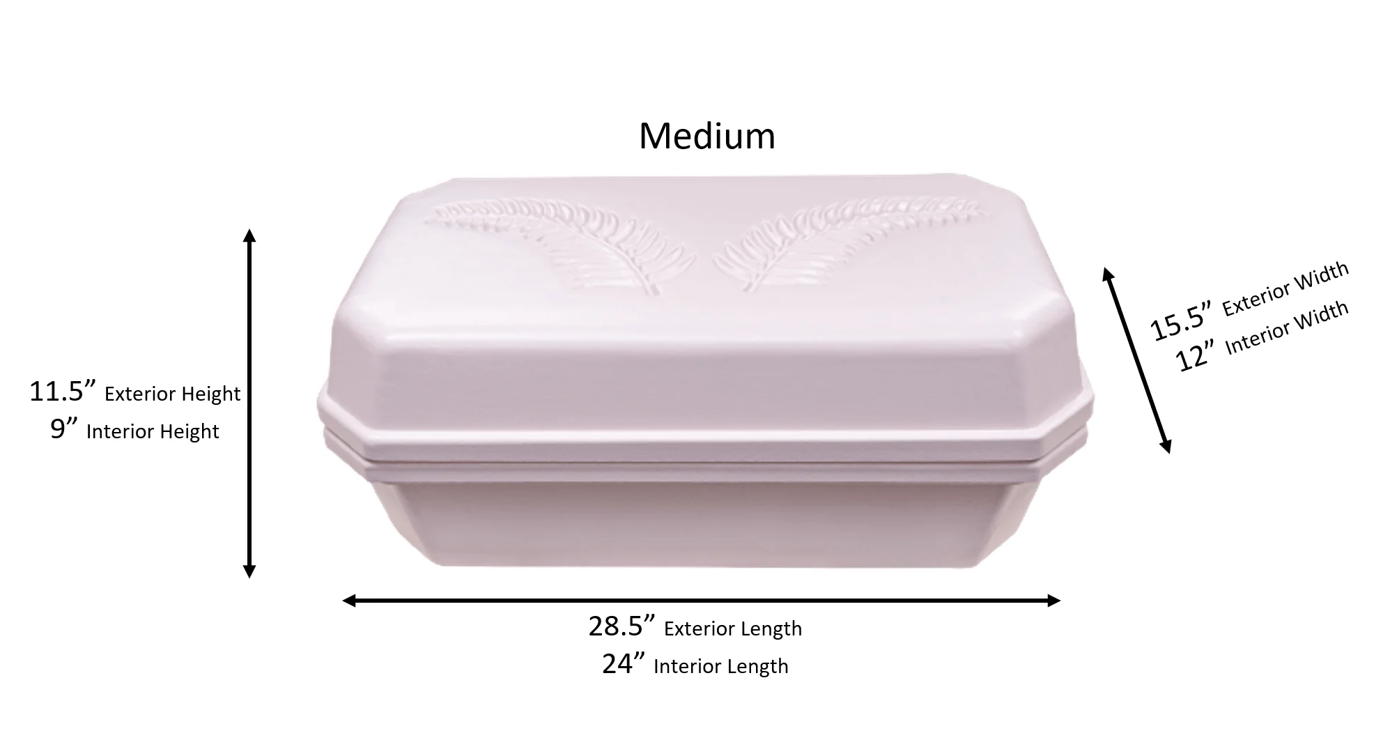 Platinum Pet Casket | Pink - Image 5