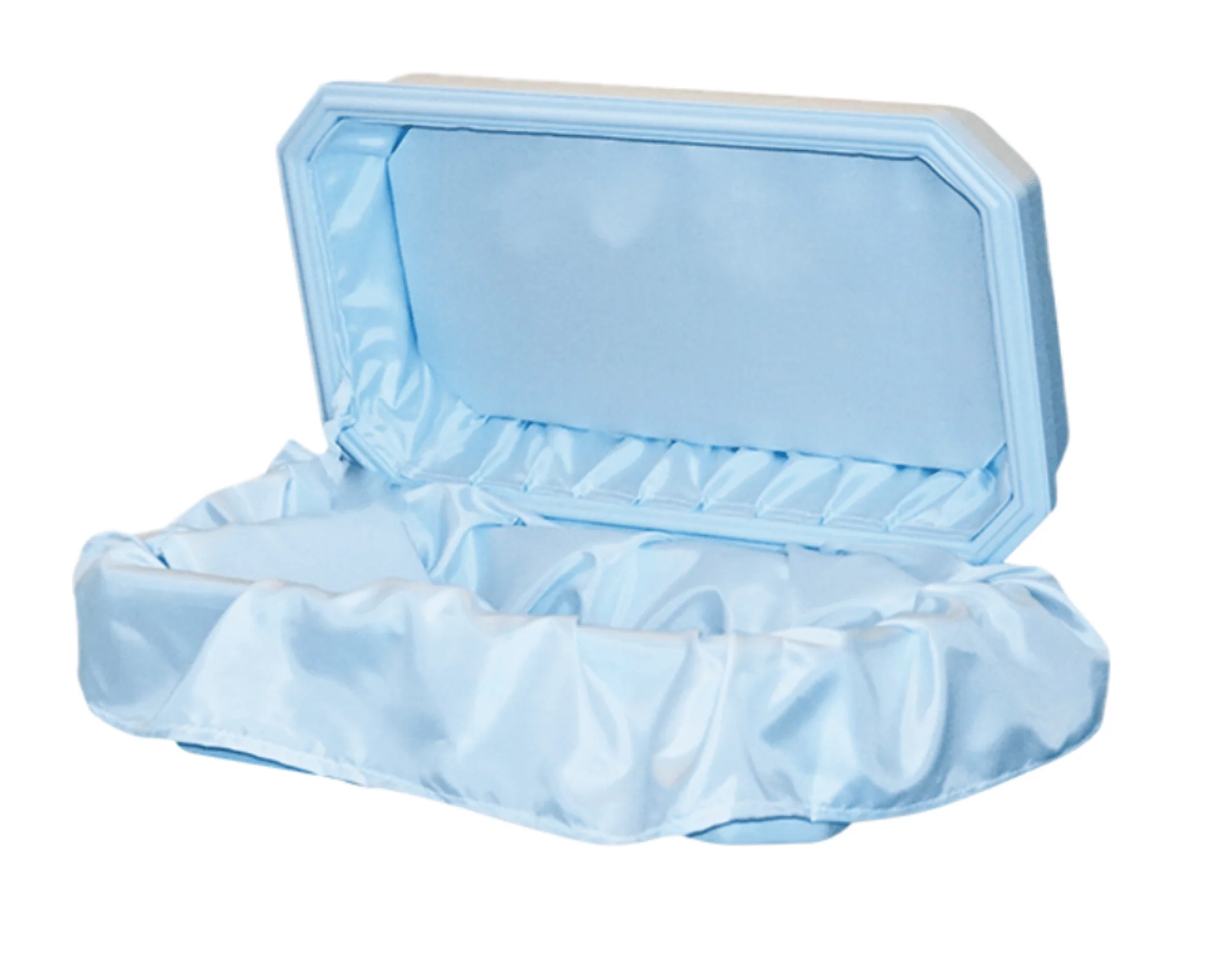 Platinum Pet Casket | Blue - Image 3