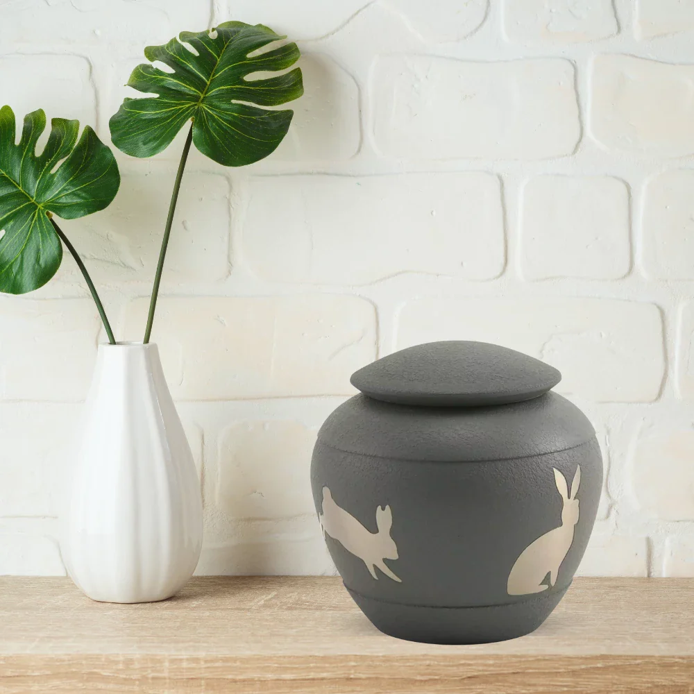 Silhouette Rabbit Pet Urn - Image 4