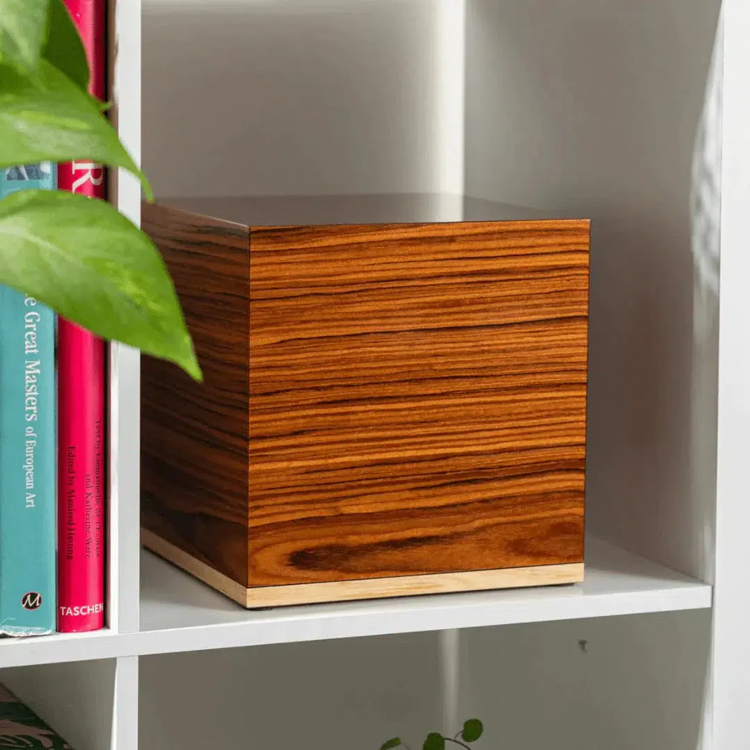 Wood Pet Urn - The Murray in Warm Brown - Image 4